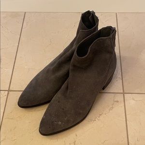 Dolce Vita Grey Suede Bootie